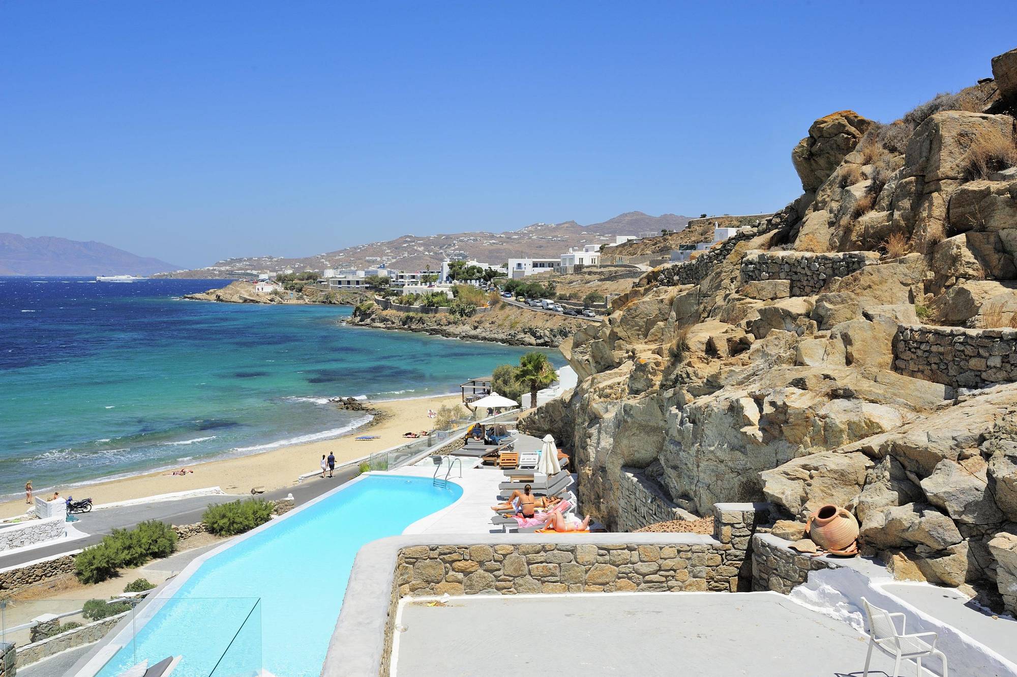 Mykonos Beach Hotel Mykonos Town Экстерьер фото
